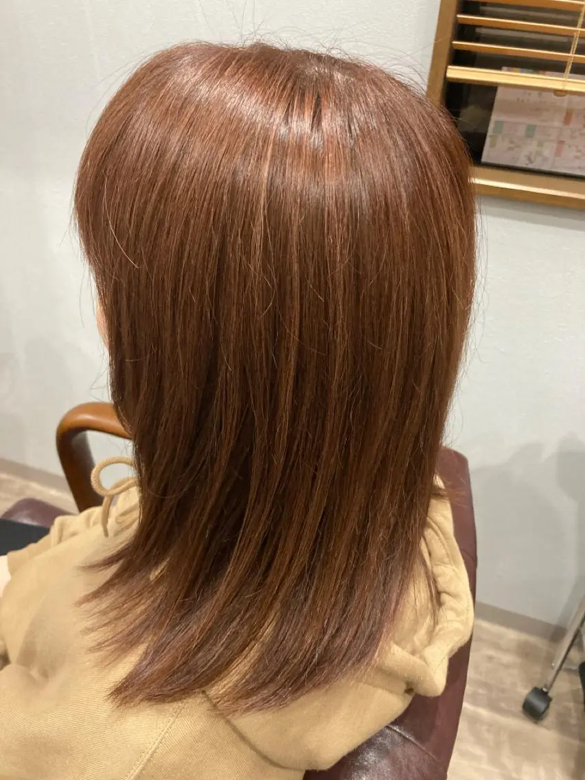ベーシックカラー(カットなし)の写真
