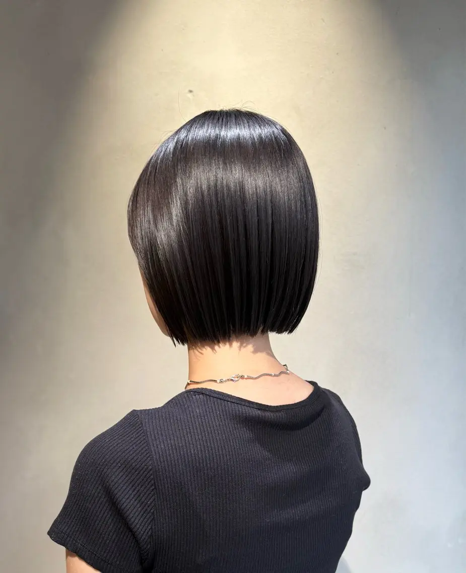 ショート ボブ／メンズパーマ 琢磨のヘアスタイル