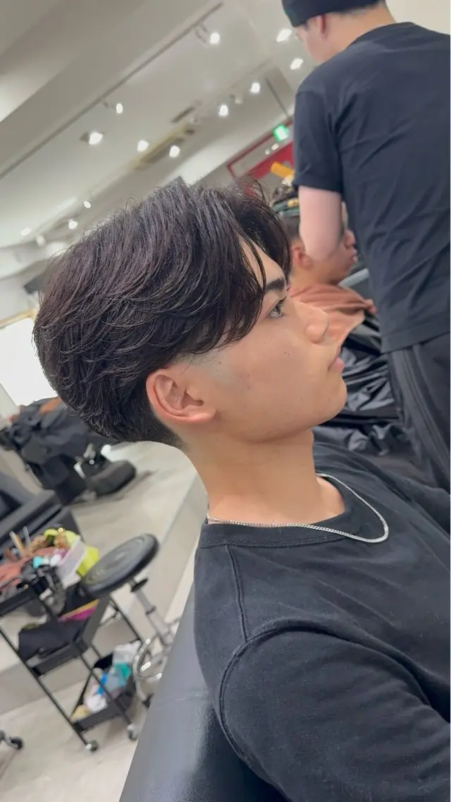 パーマ メンズ 縮毛矯正 谷口 匠のヘアスタイル