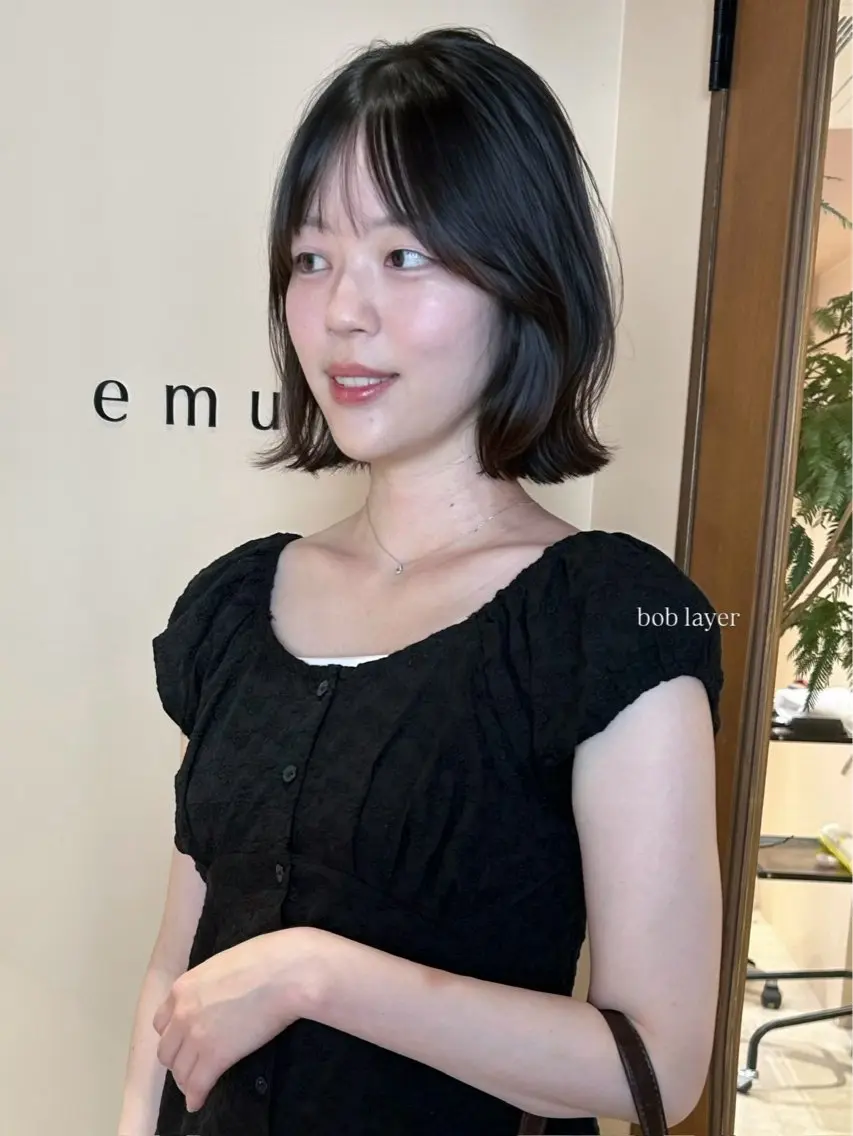 ショート あお韓国へア🎀 emuのヘアスタイル