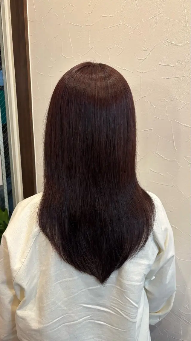 セミロング カラー 小笠原 望愛のヘアスタイル