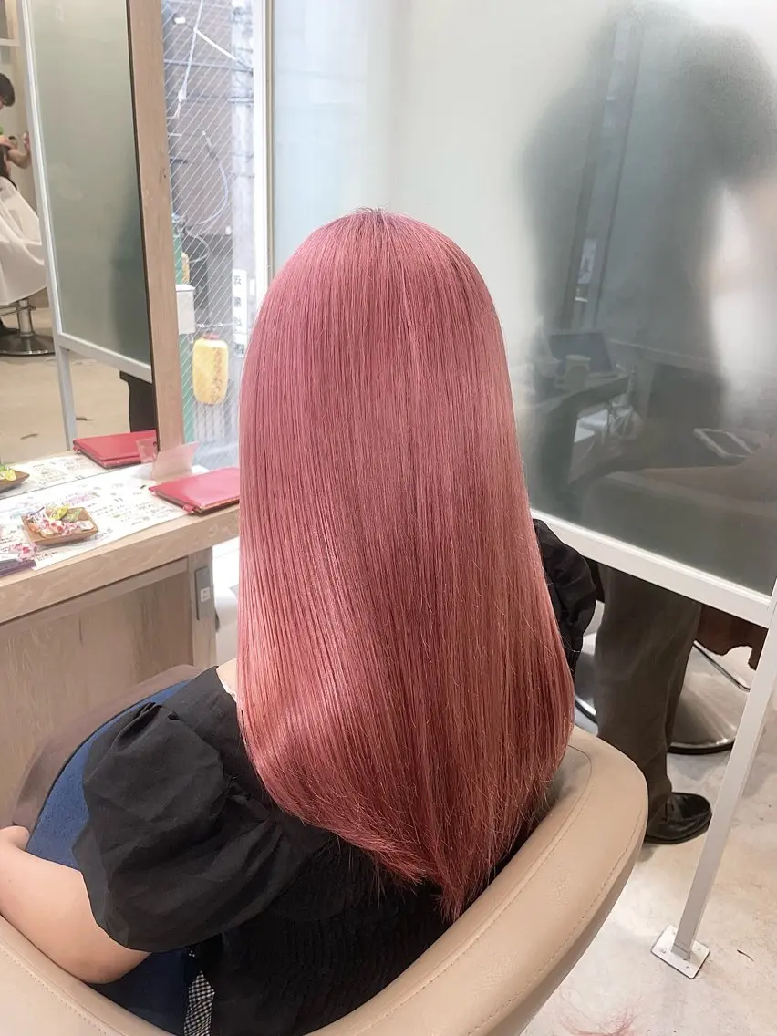 ⚡ケアブリーチカラー+カットの写真