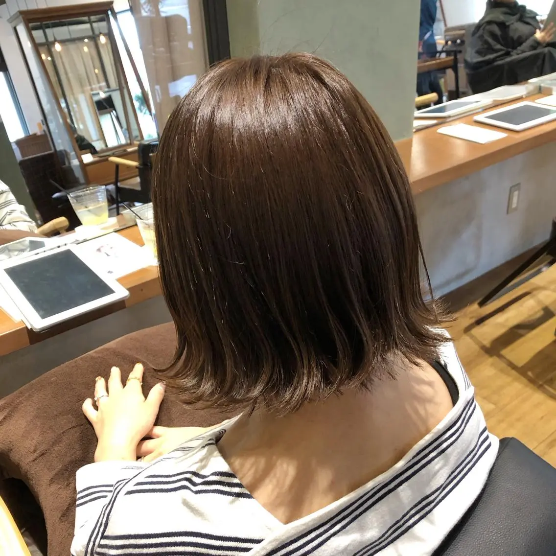 ショート カラー ハイライトカラー ハイライト 外ハネヘア ◇おの あすか◇のヘアスタイル