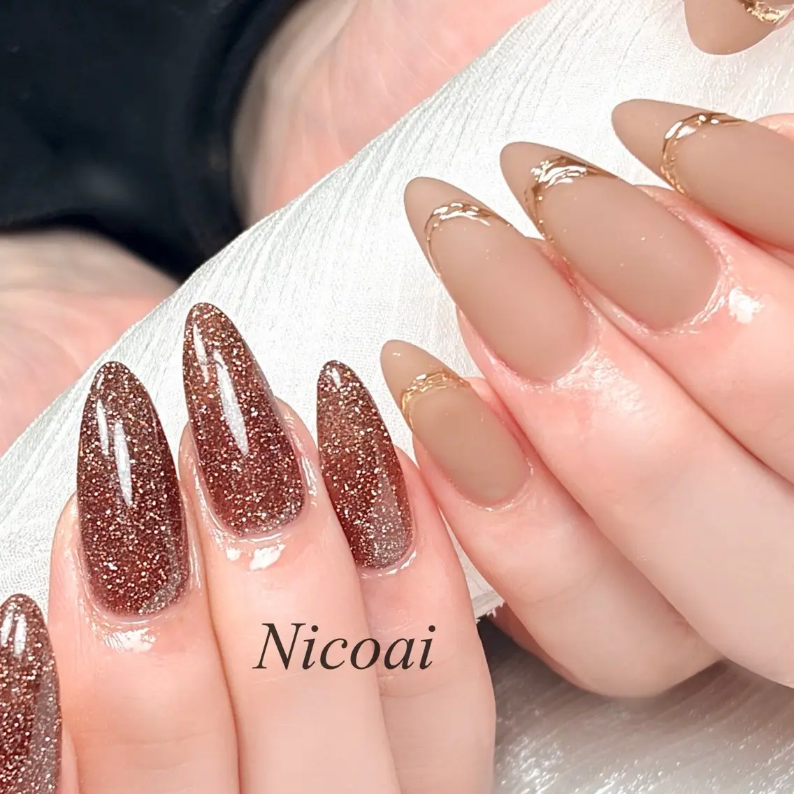 ネイル マグネットネイル NailSalon Nicoaiのネイルデザイン