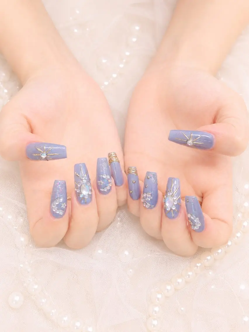 ネイル 長さ出し ジェルネイル キラキラネイル 韓国ネイル ロングネイル ハンドネイル ハンドケア min nail salonのネイルデザイン