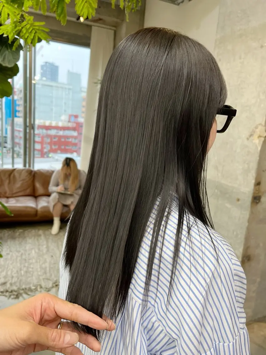 【ご新規】ケアカラー＋Aujuaトリートメントの写真