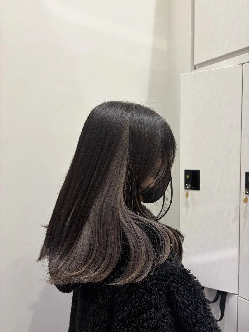 カラー 高橋 南波のヘアスタイル