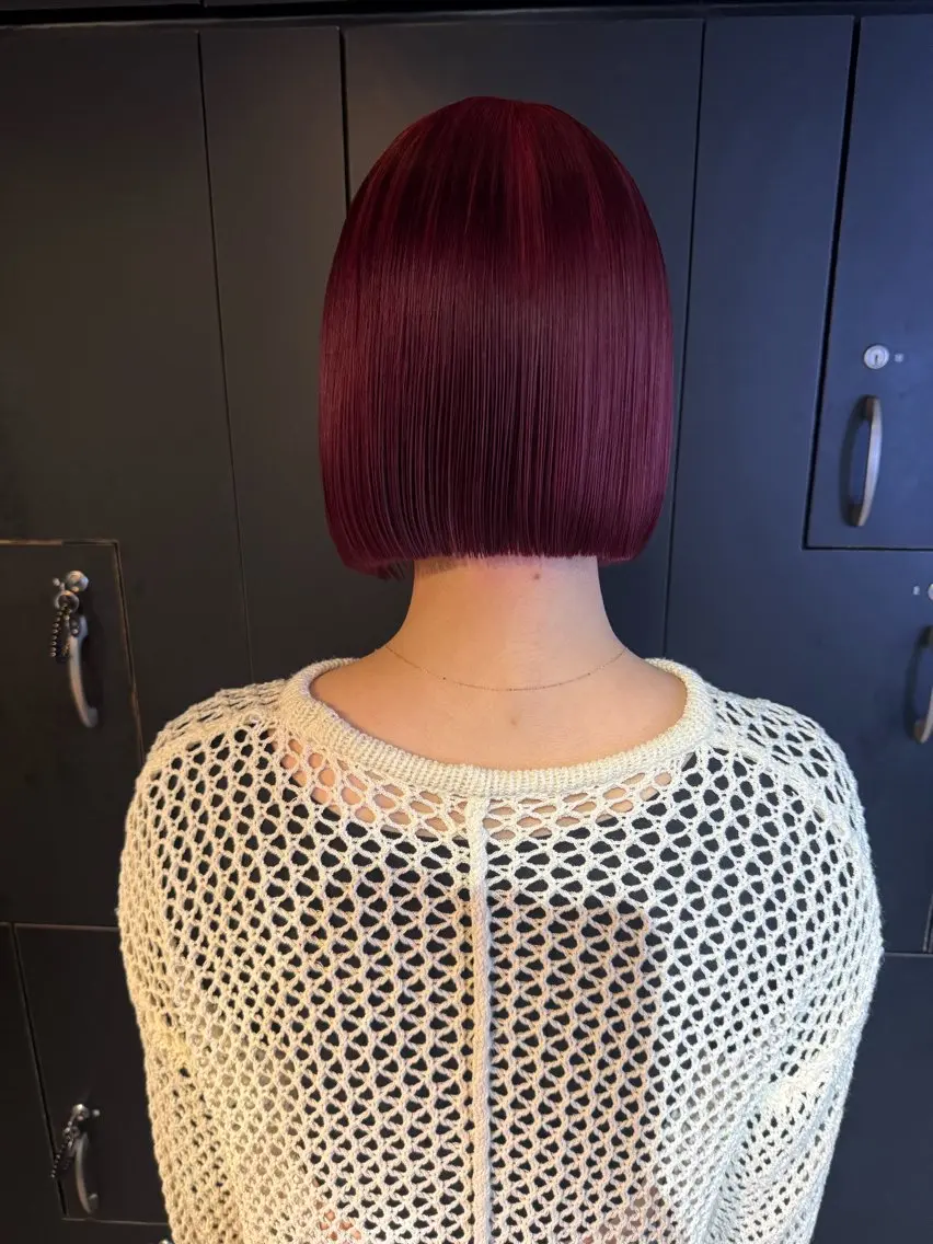 ショート カラー ヘアカラー 🦄垢抜けボブ特化× 暖色カラー未来🦄のヘアスタイル
