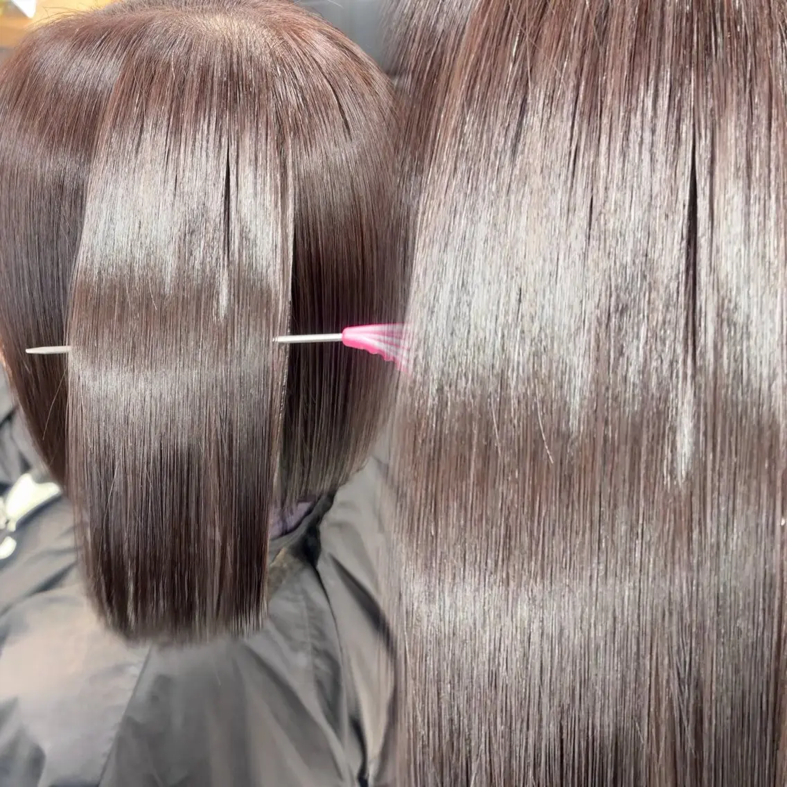 カラー ブリーチ ブラウンカラー ショコラブラウン 透明感カラー ダブルカラー ヘアカラー トリートメント 札幌韓国風艶カラー 🎀𝐒𝐀𝐇𝐎のヘアスタイル