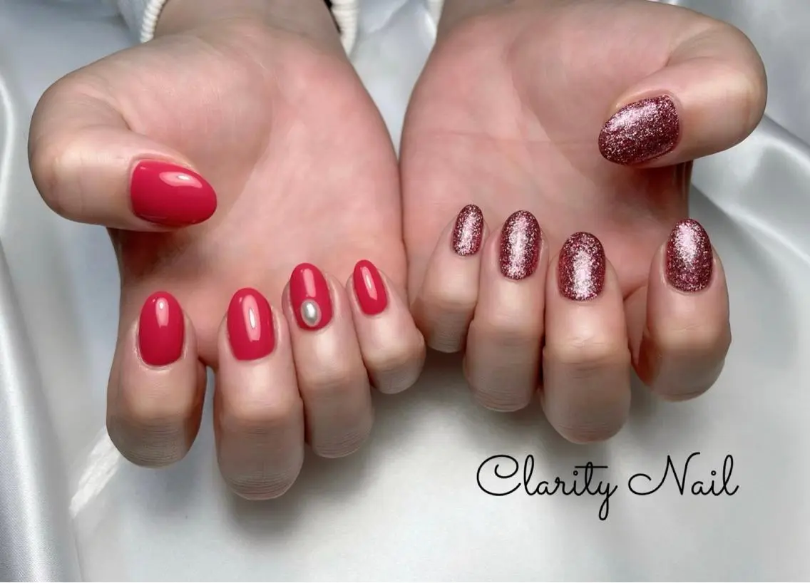 ネイル ワンカラーネイル ハンドネイル Clarity Nailのネイルデザイン