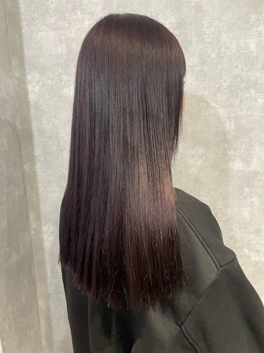 ロング カラー ヘアアレンジ 透明感カラー/推しカ ラー☁️JURAのヘアスタイル