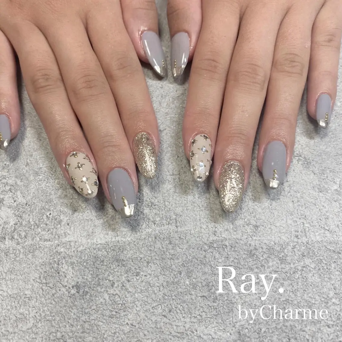 ネイル Ray. ／綺麗目ニュアンスのネイルデザイン