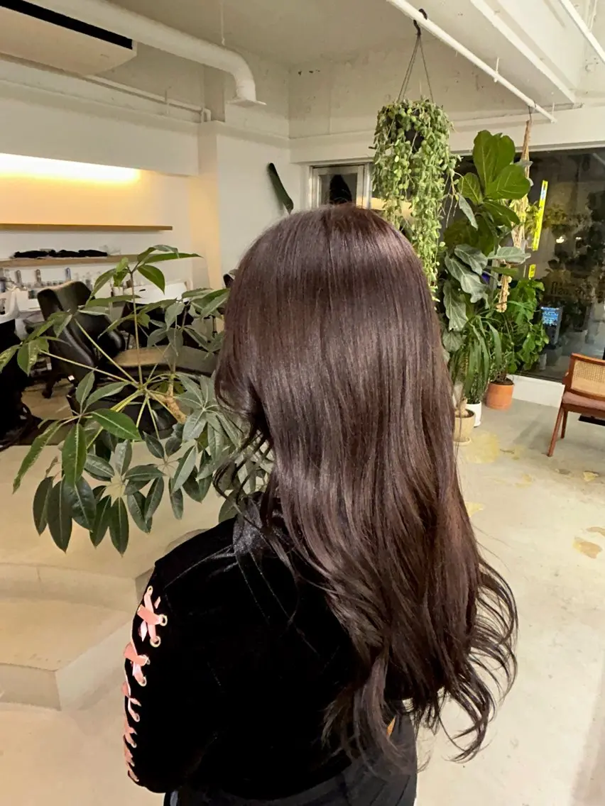 カラー 透明感カラー ヘアカラー トリートメント 【sica】 平井涼樺のヘアスタイル