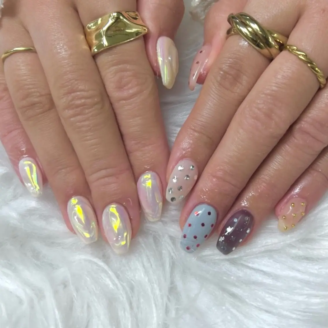 ネイル ハンドネイル Aoi ✨ L'ねいるのネイルデザイン