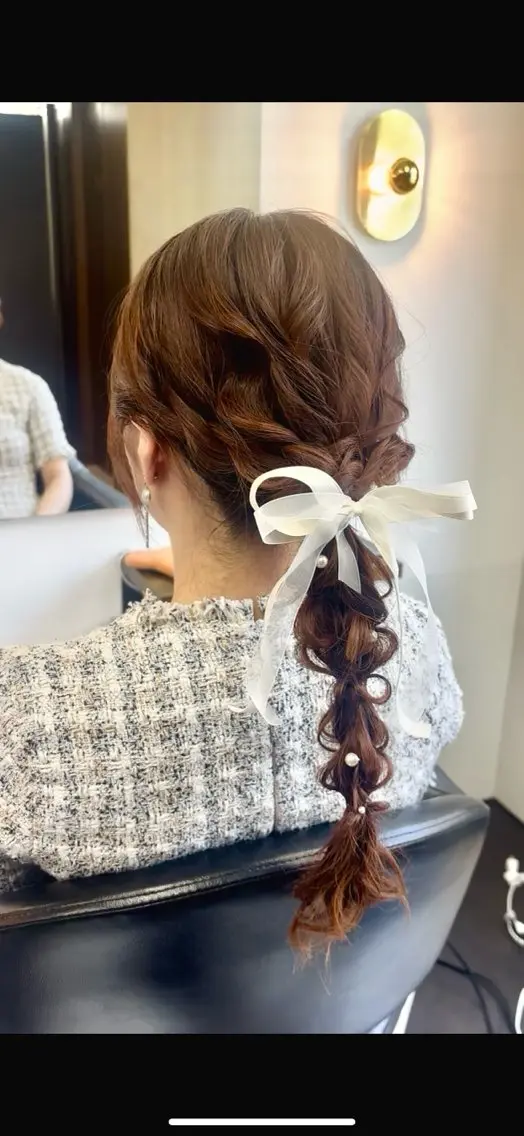 ミディアム ヘアセット 🦄艶髪育毛🌟毛髪 診断/セット/駒井のヘアスタイル