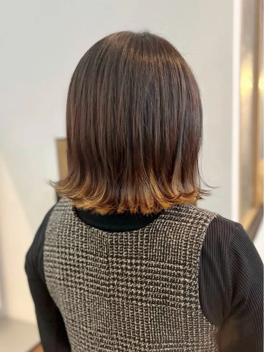ミディアム カラー ❤️Mimi/non ワンカラー❤️のヘアスタイル