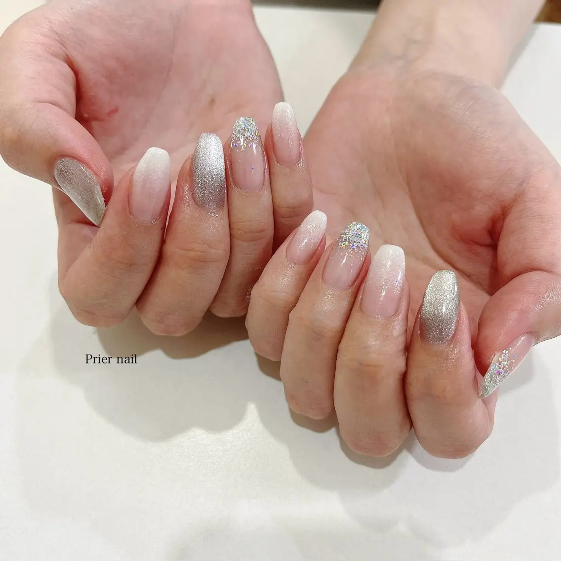 ネイル グラデーション マグネットネイル シンプルネイル Prier nailのネイルデザイン