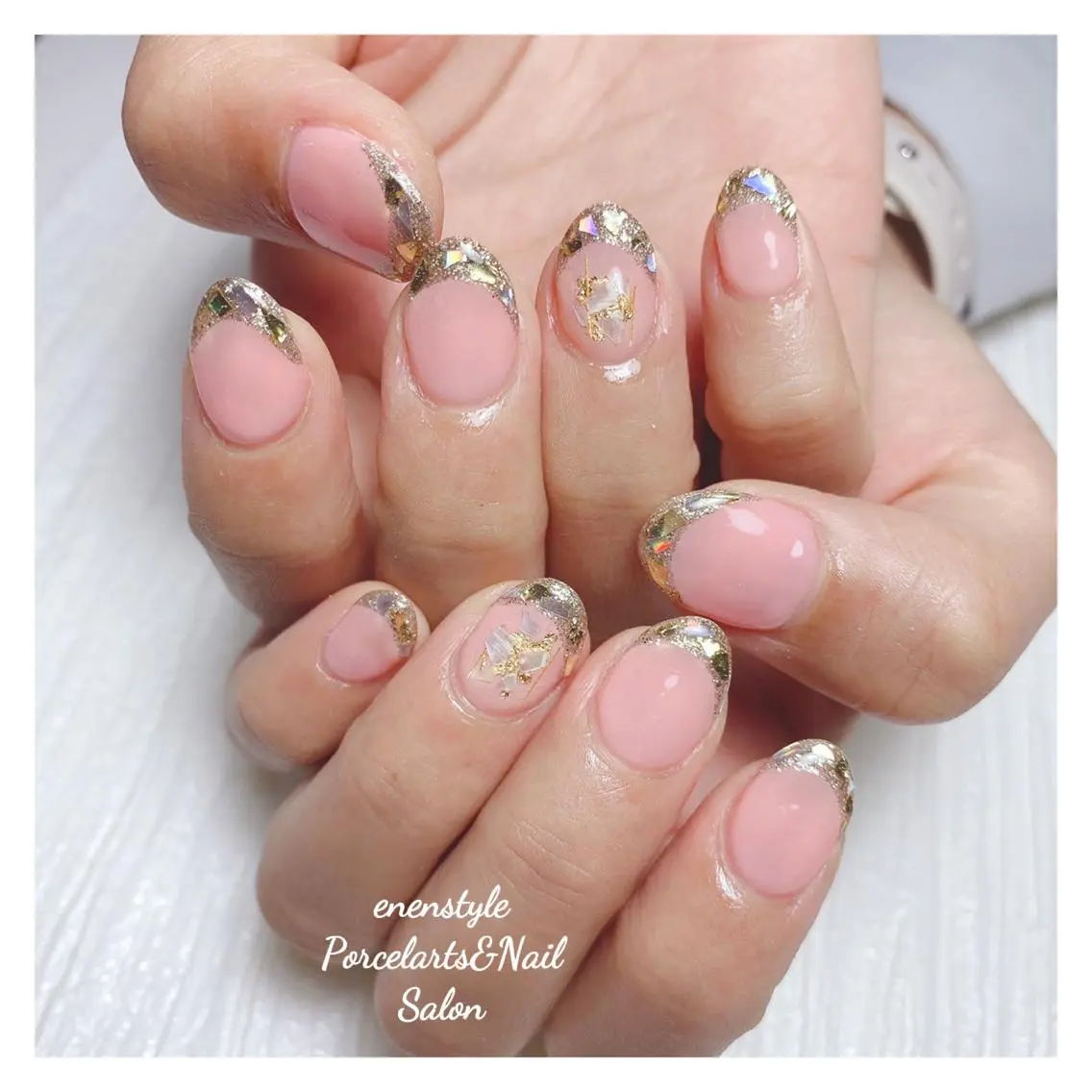 ミディアム ネイル 🐾enen style 🐾のネイルデザイン