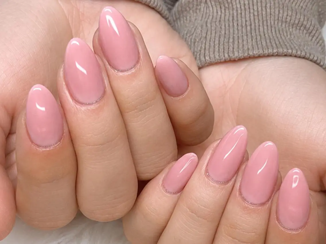 ネイル ワンカラーネイル ピンク ハンドネイル Airi. kのネイルデザイン