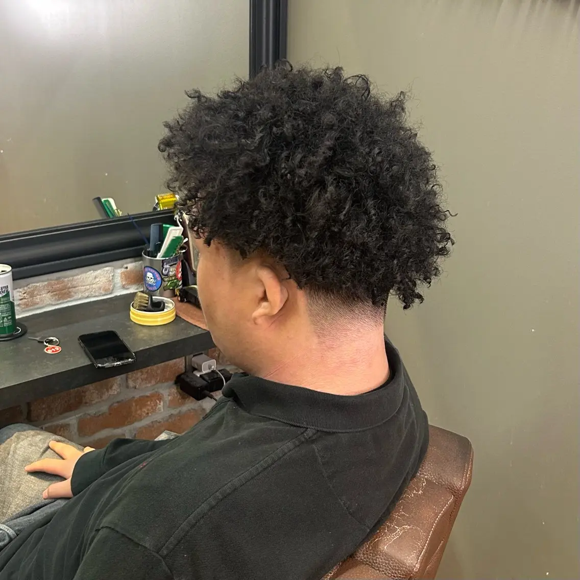 ショート パーマ メンズ 刈り上げ カット パーマ 💈針金パーマ/ ソフトアフロ💈望愛のヘアスタイル