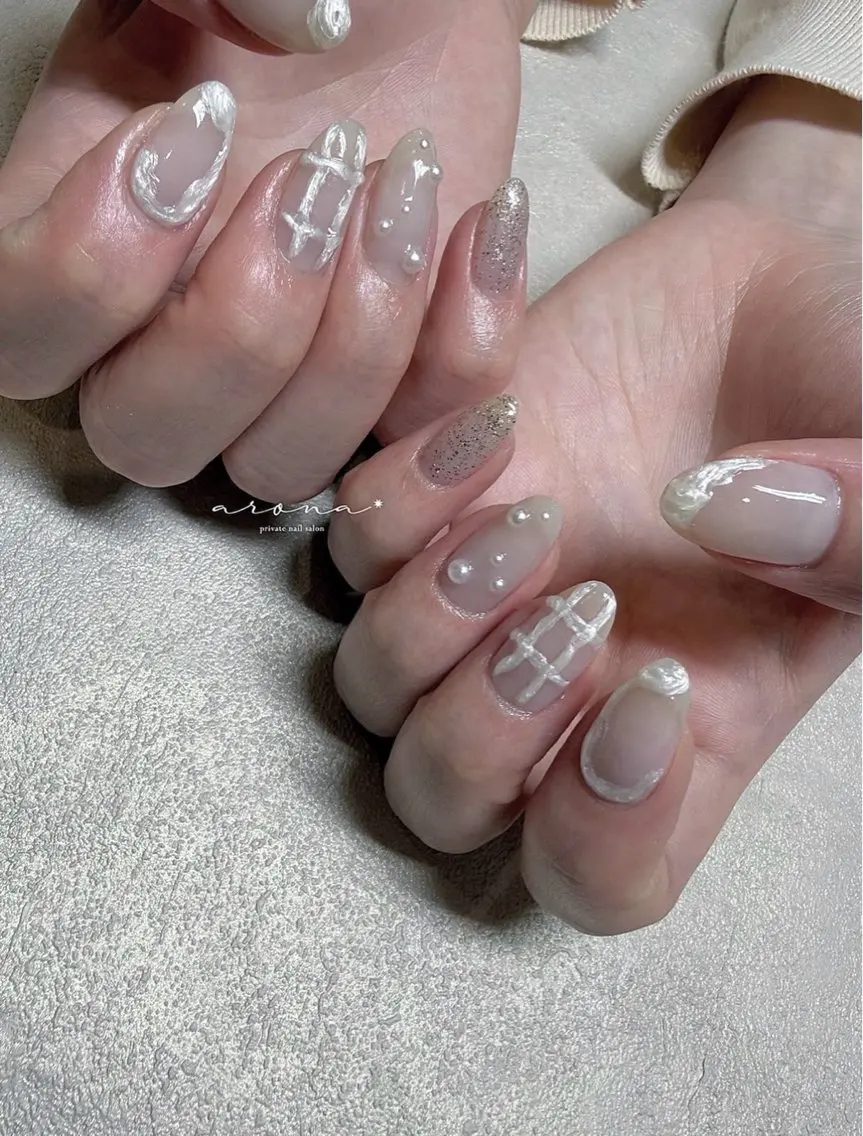 ネイル ハンドネイル nail salon ✷aronaのネイルデザイン
