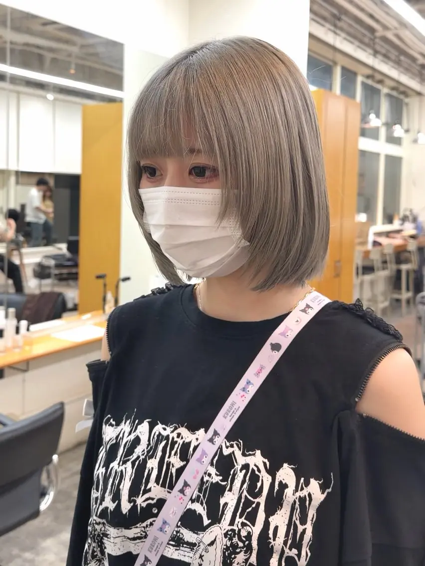 ショート ボブレイヤー ボブ レイヤーカット 透明感カラー/ レイヤー /ソラのヘアスタイル