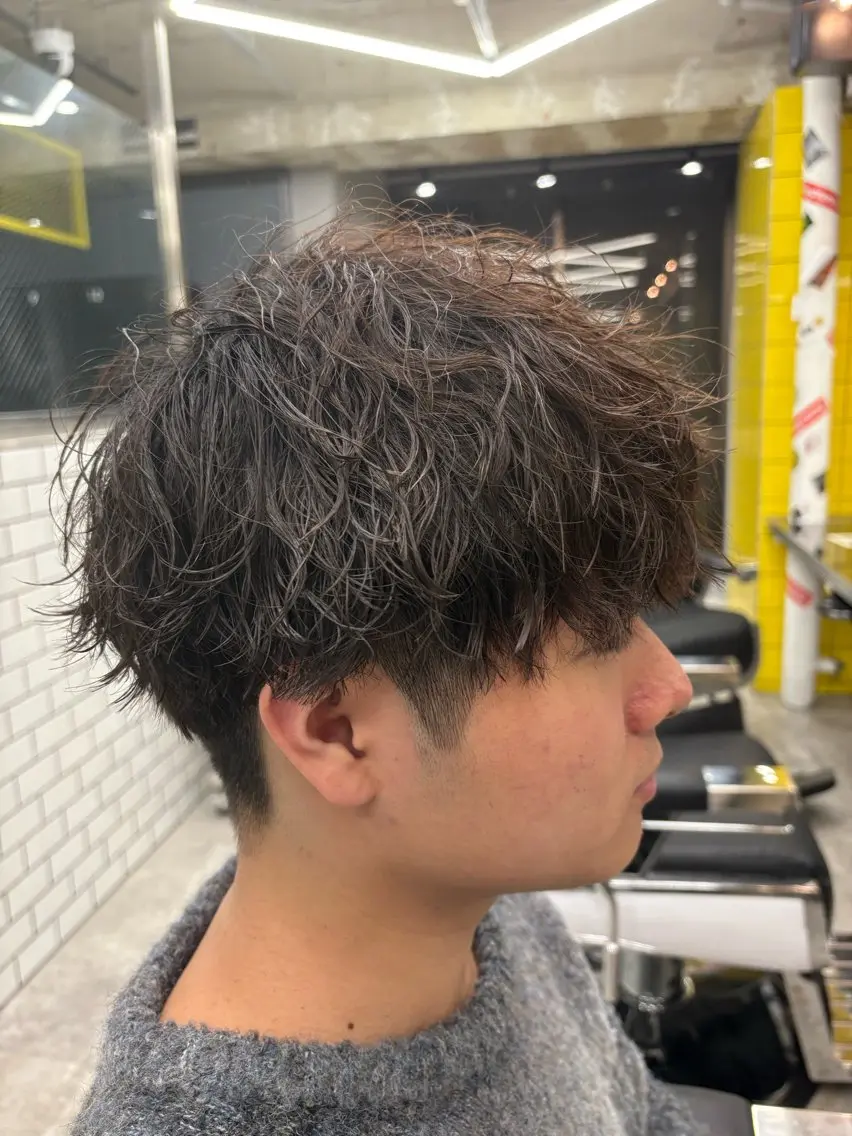 パーマ メンズ 池袋メンズ専門💣 玉造利樹のヘアスタイル