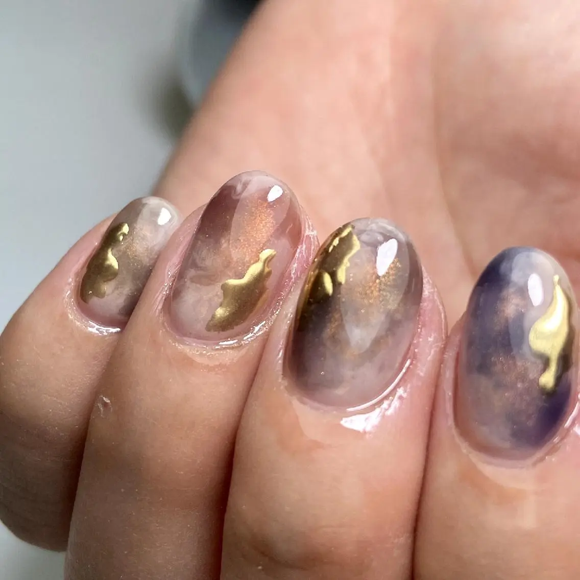 ネイル アートネイル ニュアンスネイル nail salon Lumièreのネイルデザイン