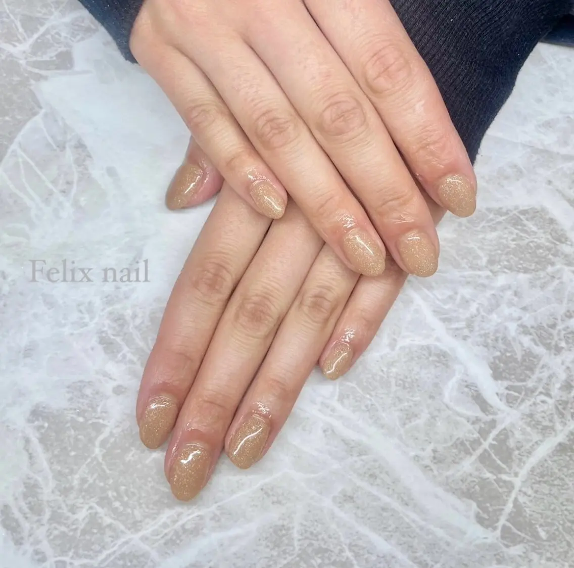 ネイル ラメ(グリッター) Felix nail 🌼目黒店のネイルデザイン