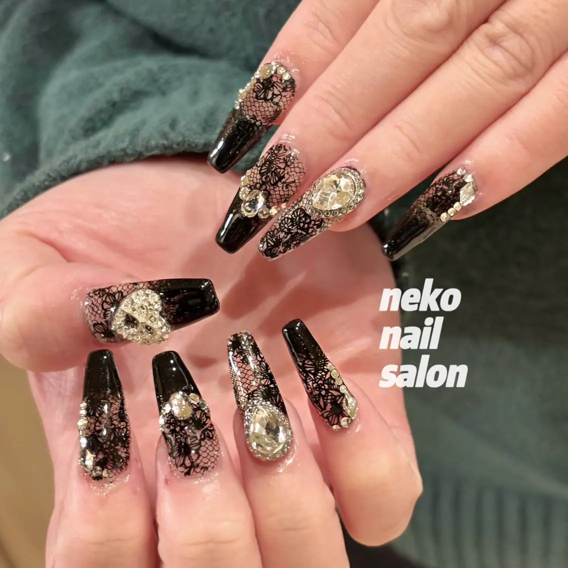 ネイル レース ハンドネイル neko nailのネイルデザイン