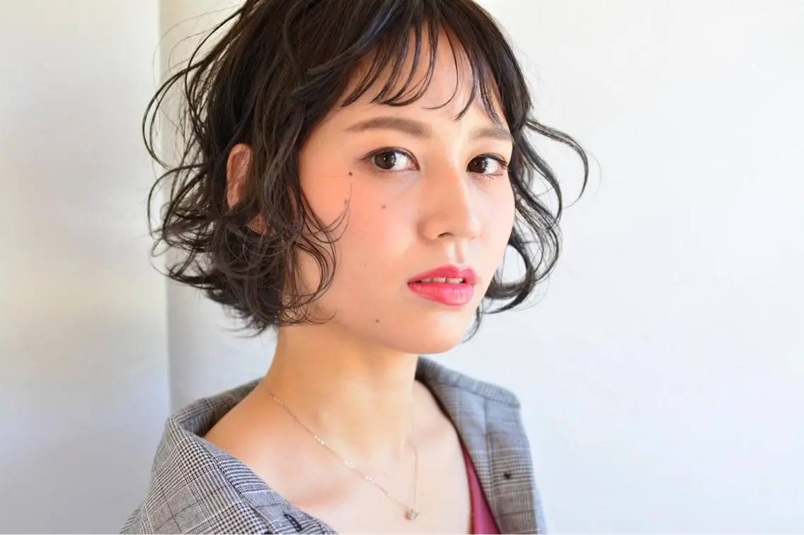 ショート カラー パーマ メンズ annuy 。のヘアスタイル