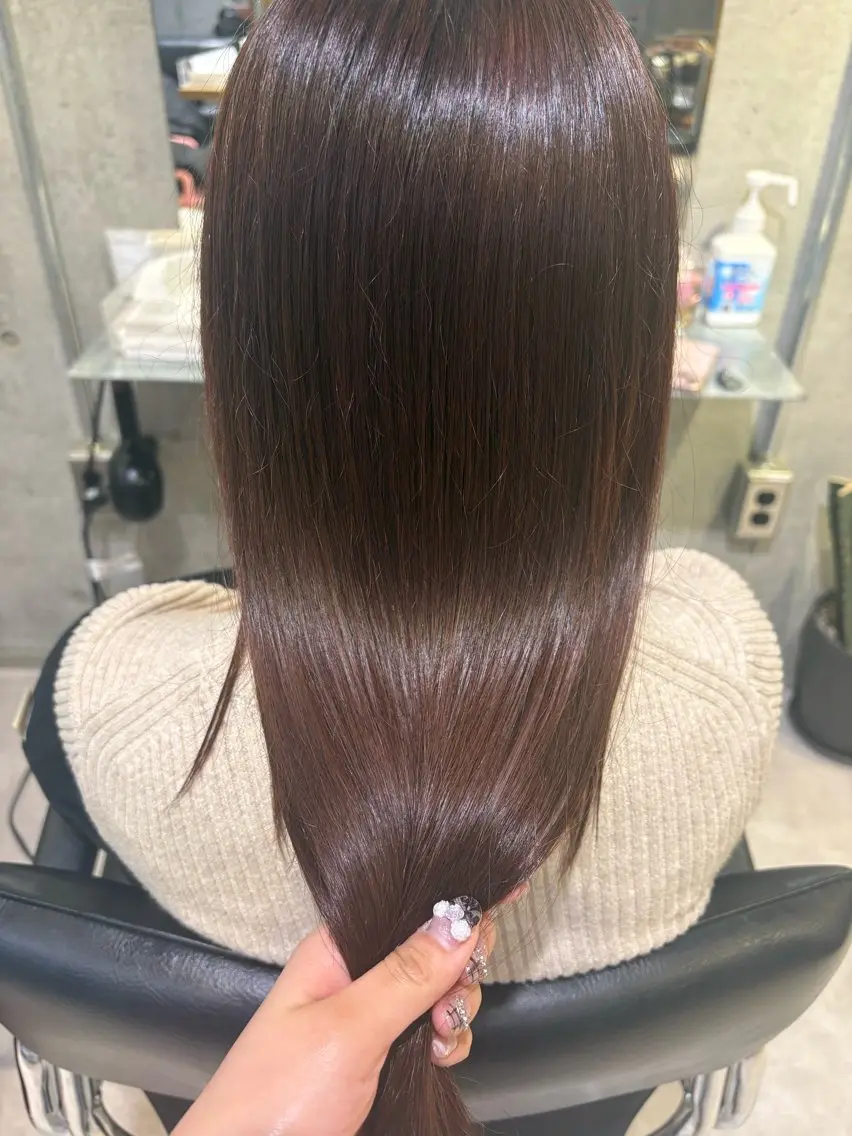 カラー ヘアカラー トリートメント 韓国ヘアー🇰🇷 MIWAのヘアスタイル