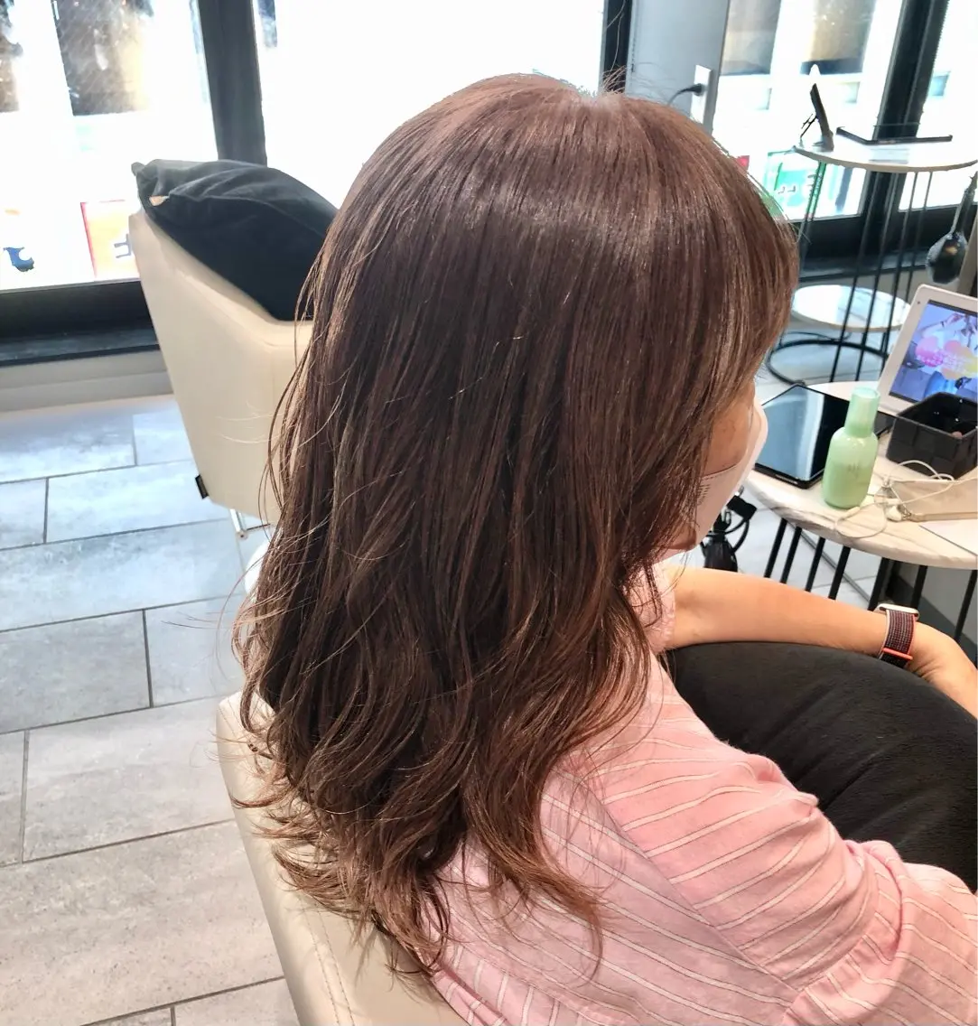 ロング ヘアカラー 【hisui】長尾 ゆかりのマツエク・マツパデザイン