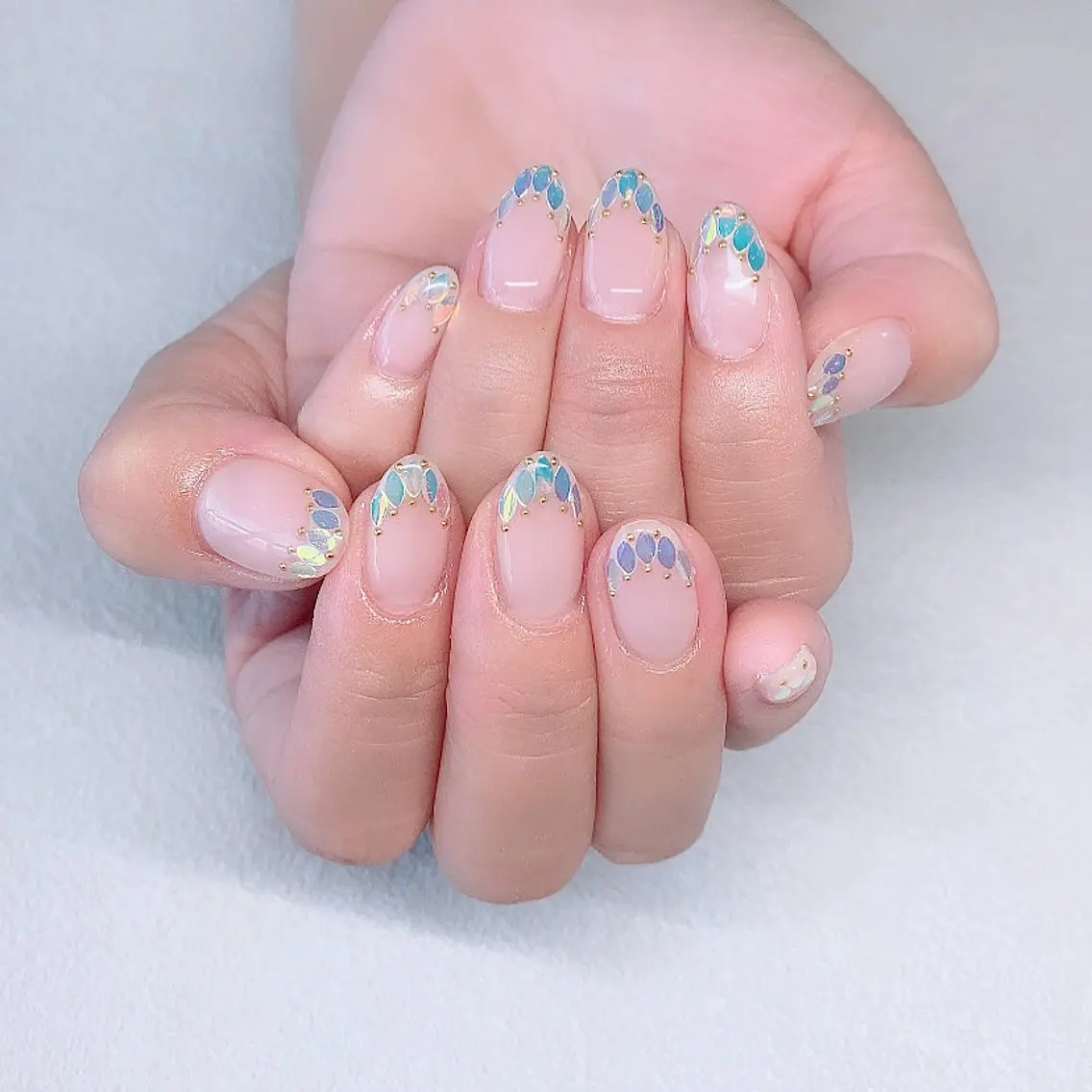 ネイル アートネイル 西大分S.Nail 𓏲⋆🪸.⋆⸜🫧のネイルデザイン