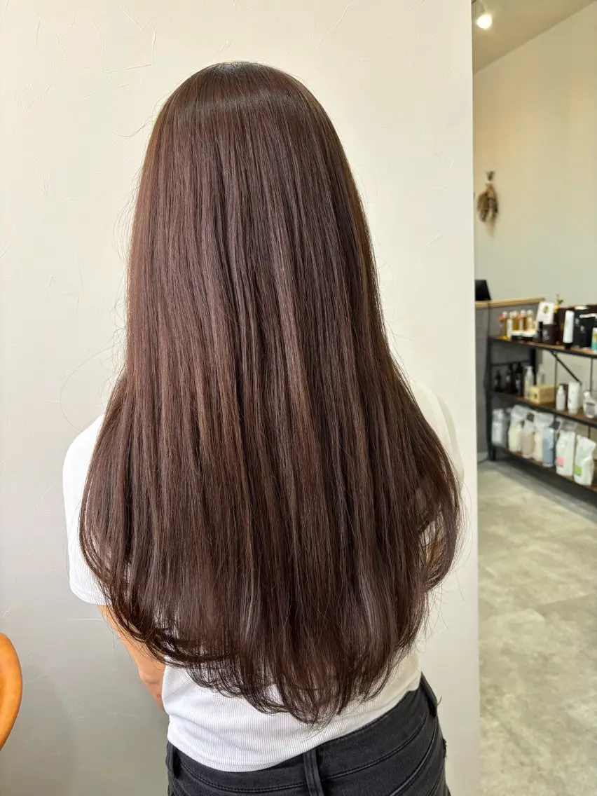 ロング カラー カット ヘアカラー Rangali Rinのヘアスタイル