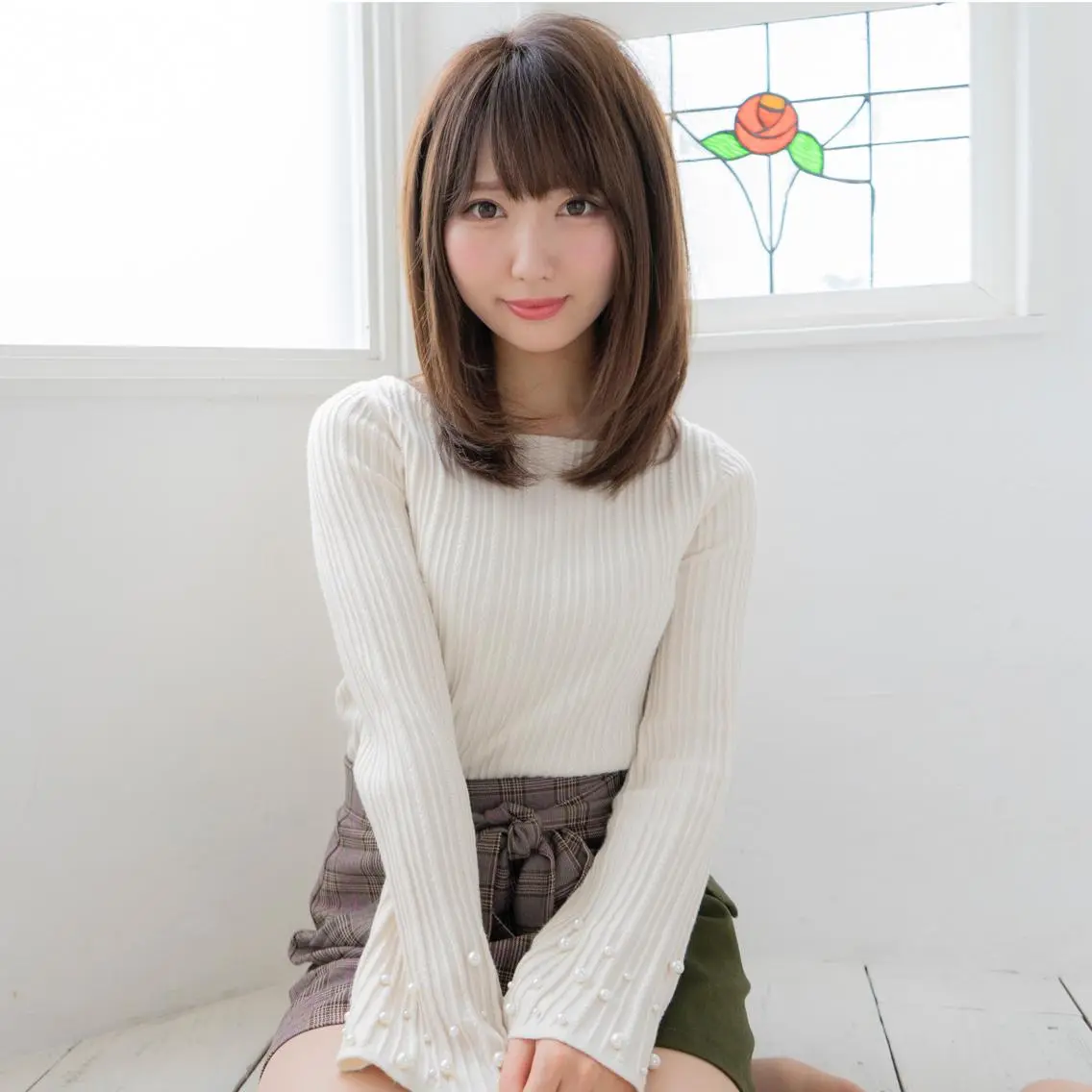 ミディアム カラー 【全席個室サロン】 NUMBER 天王寺のヘアスタイル
