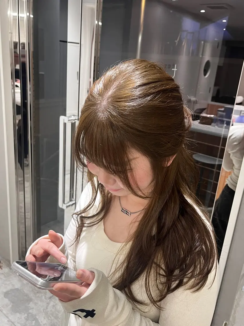 ロング 透明感カラー🪽 ゆうかのヘアスタイル