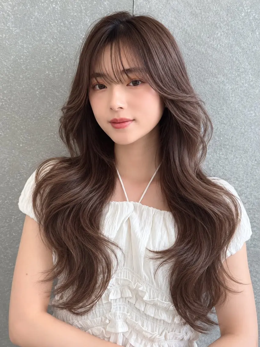 ロング カット ヘアカラー トリートメント レイヤー 翔のヘアスタイル