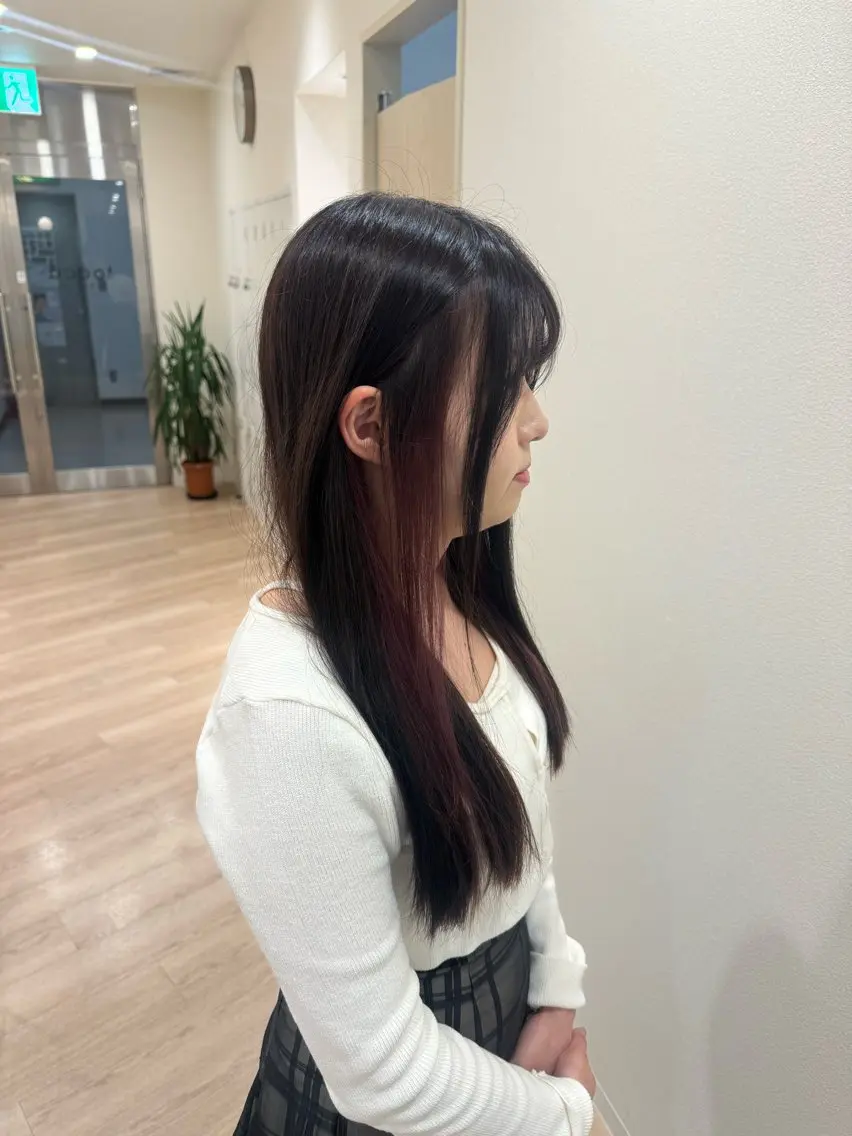 ミディアム カット ヘアカラー トリートメント 丹野 圭太のヘアスタイル