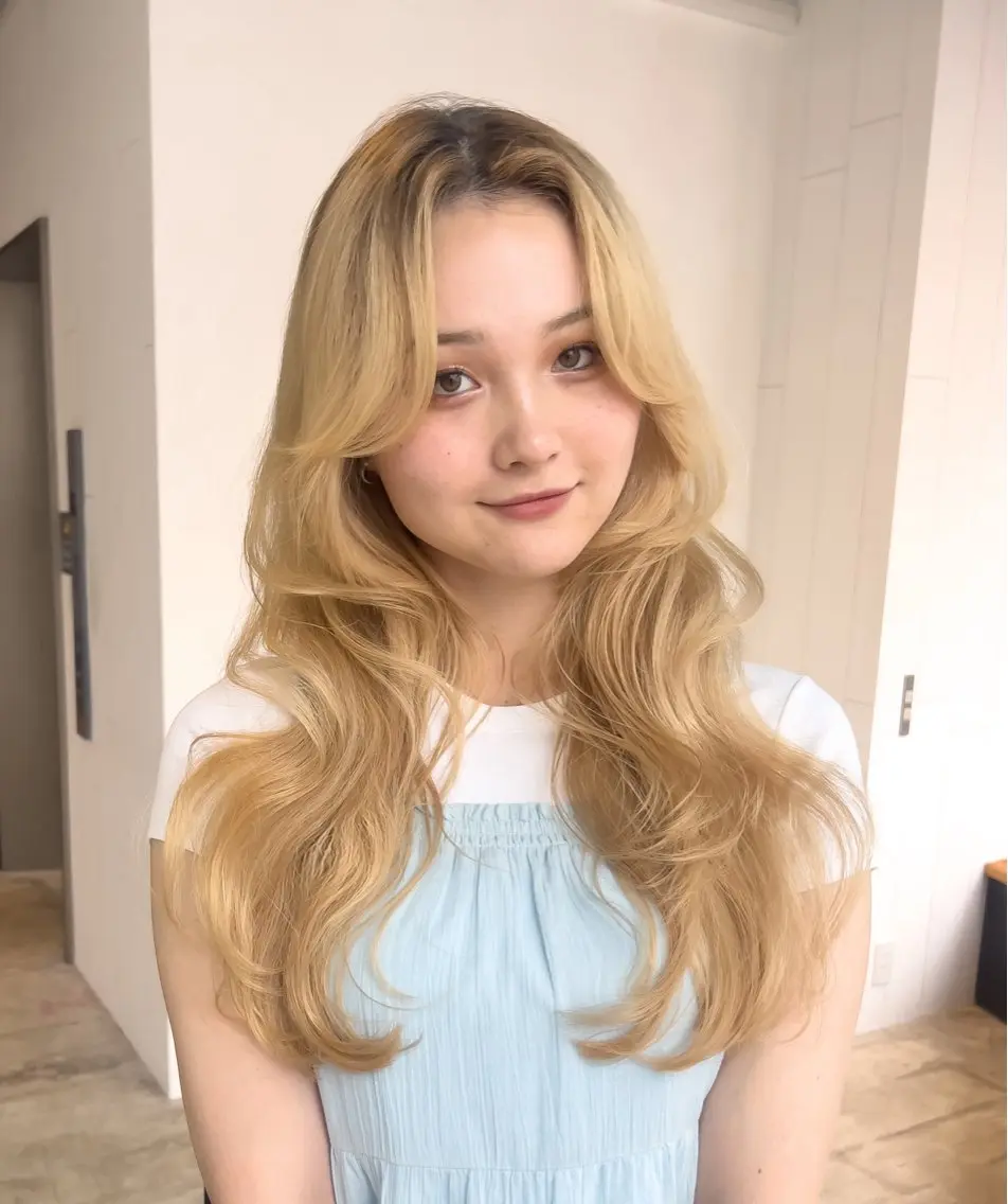 ロング 🎀ハイトーン特化/ 池袋/miyu🎀のヘアスタイル