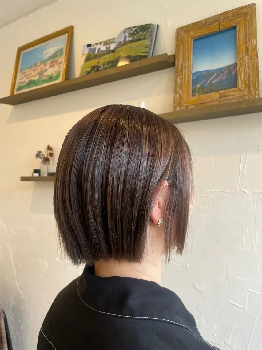 ショート カット ヘアカラー トリートメント 川村 瑠奈/艶髪/髪質改善のヘアスタイル