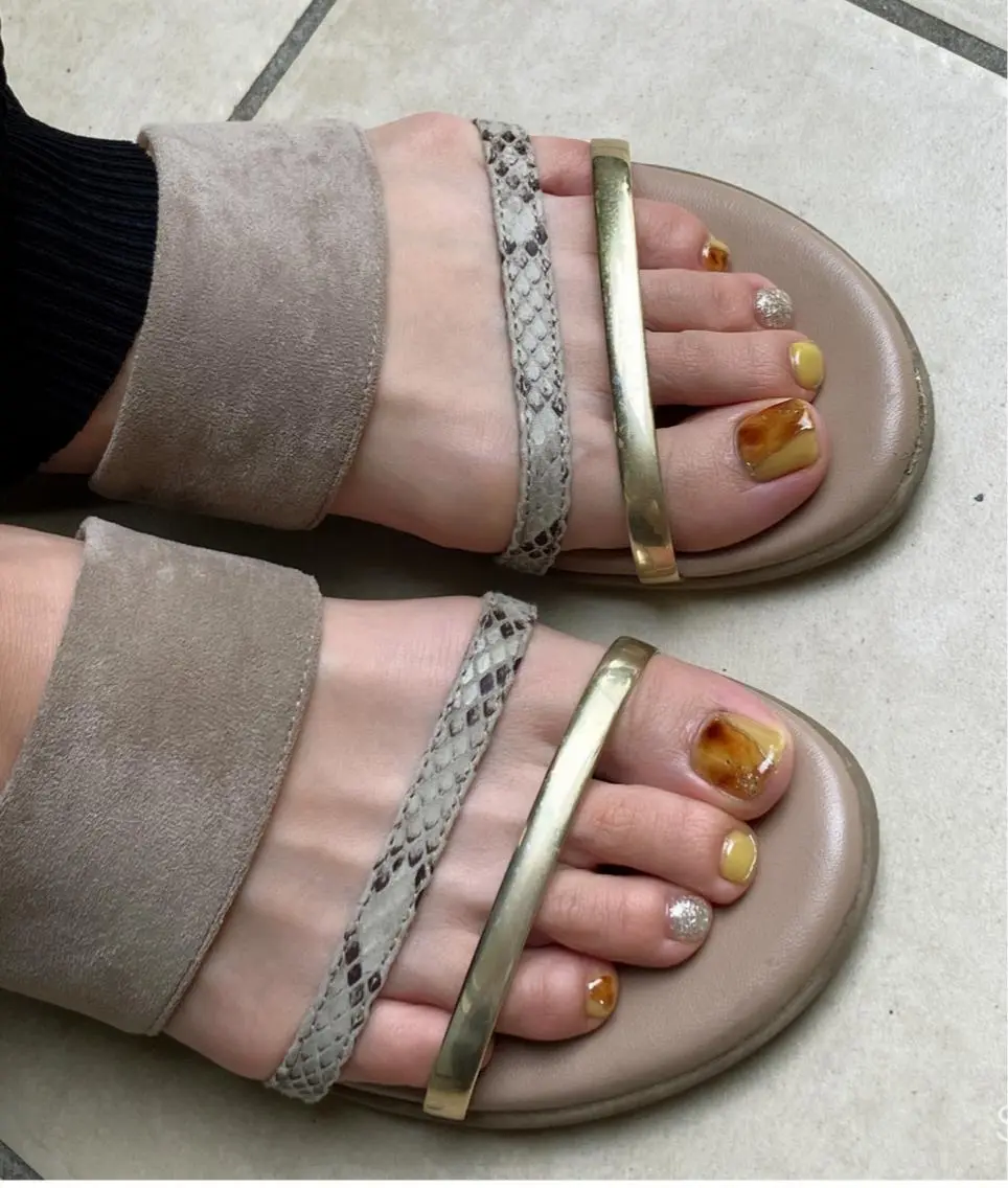 【FOOT】🎀4ヶ所デザイン🎀3色選べるコースの写真