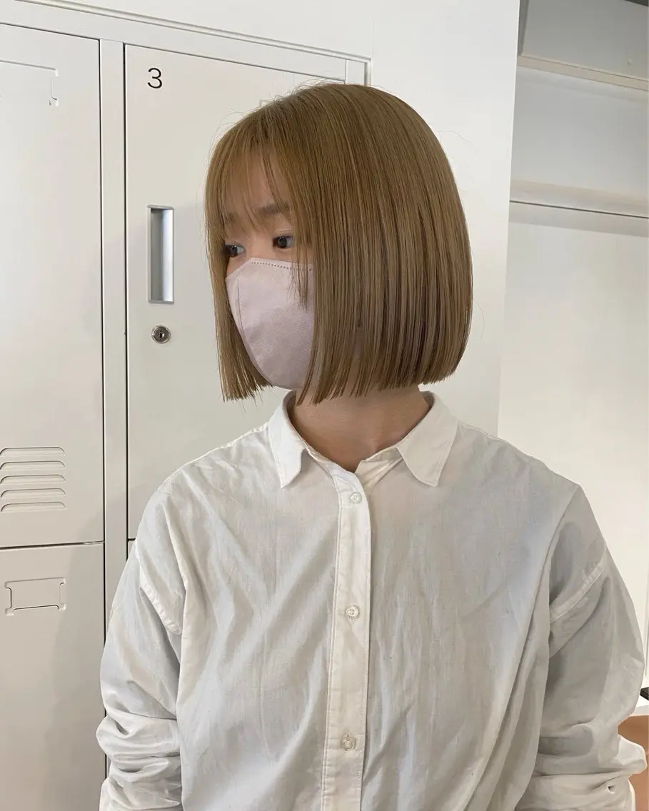 カラー hinakoカラー モデル募集のヘアスタイル