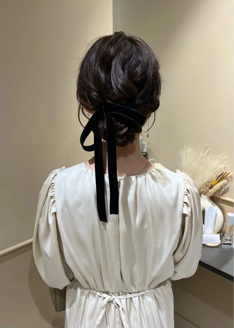 セミロング ヘアアレンジ 🫧tomoka 透明感カラー🫧のヘアスタイル
