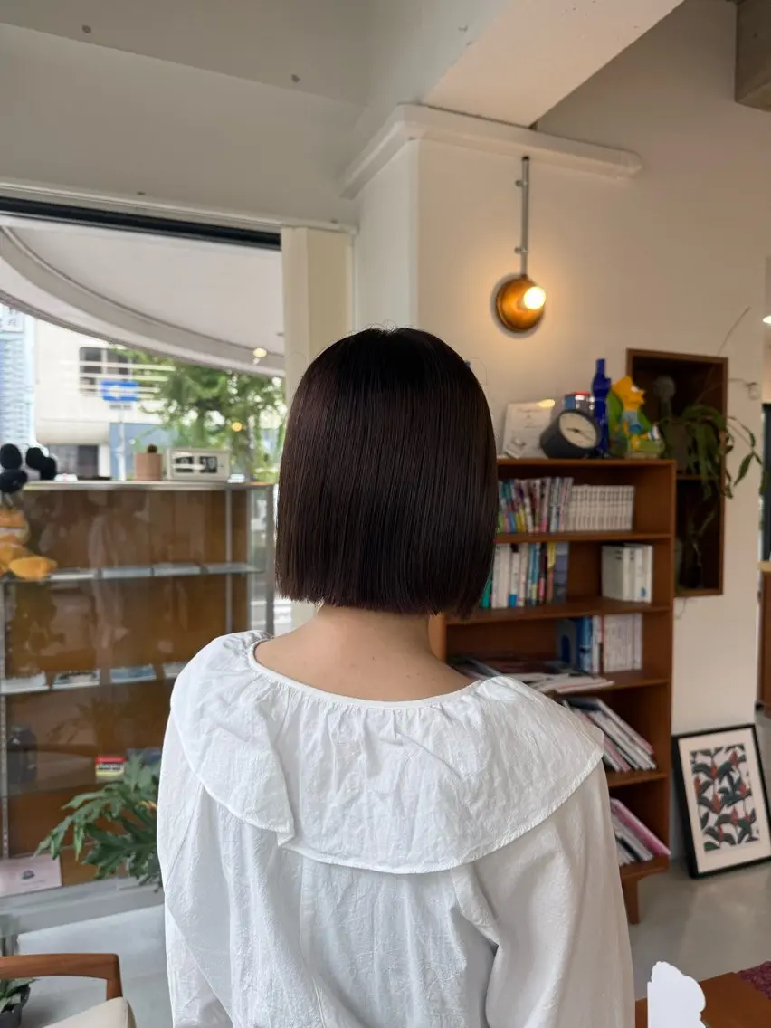 ミディアム ボブ まなみ/ PORT SALONのヘアスタイル
