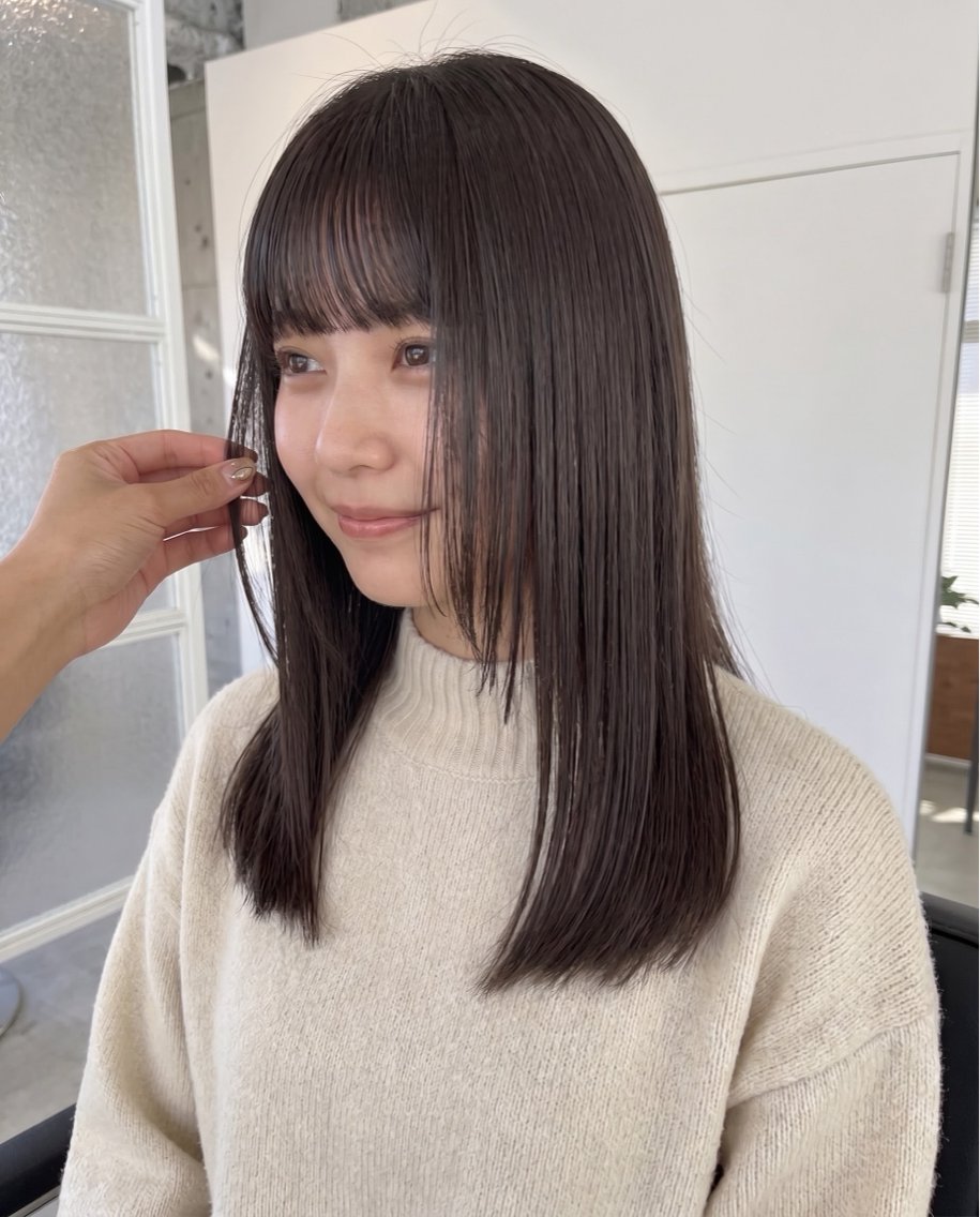 ミディアム カット ヘアカラー トリートメント 口コミ150件超え 💬☘️笹岡航太のヘアスタイル