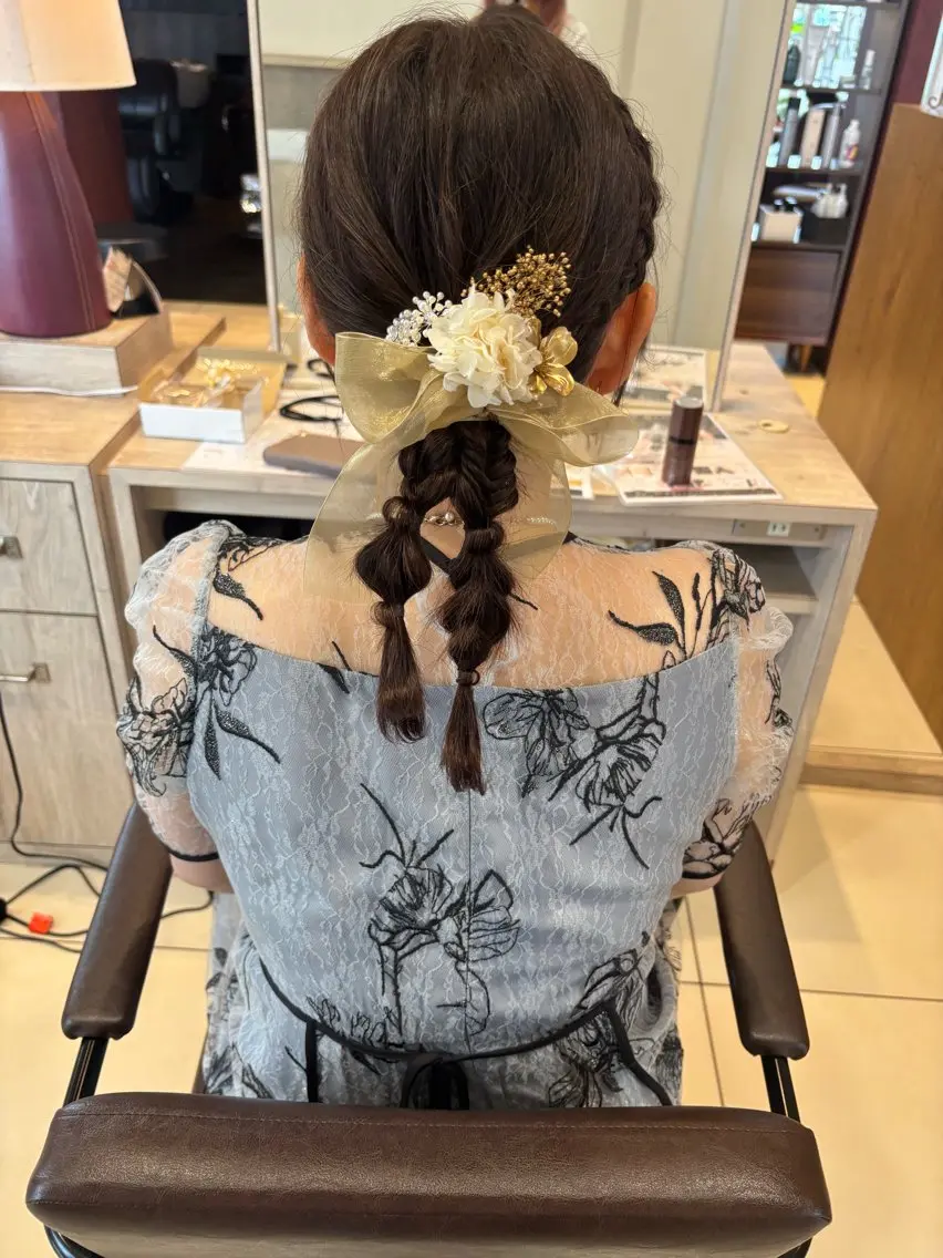 ヘアセットの写真