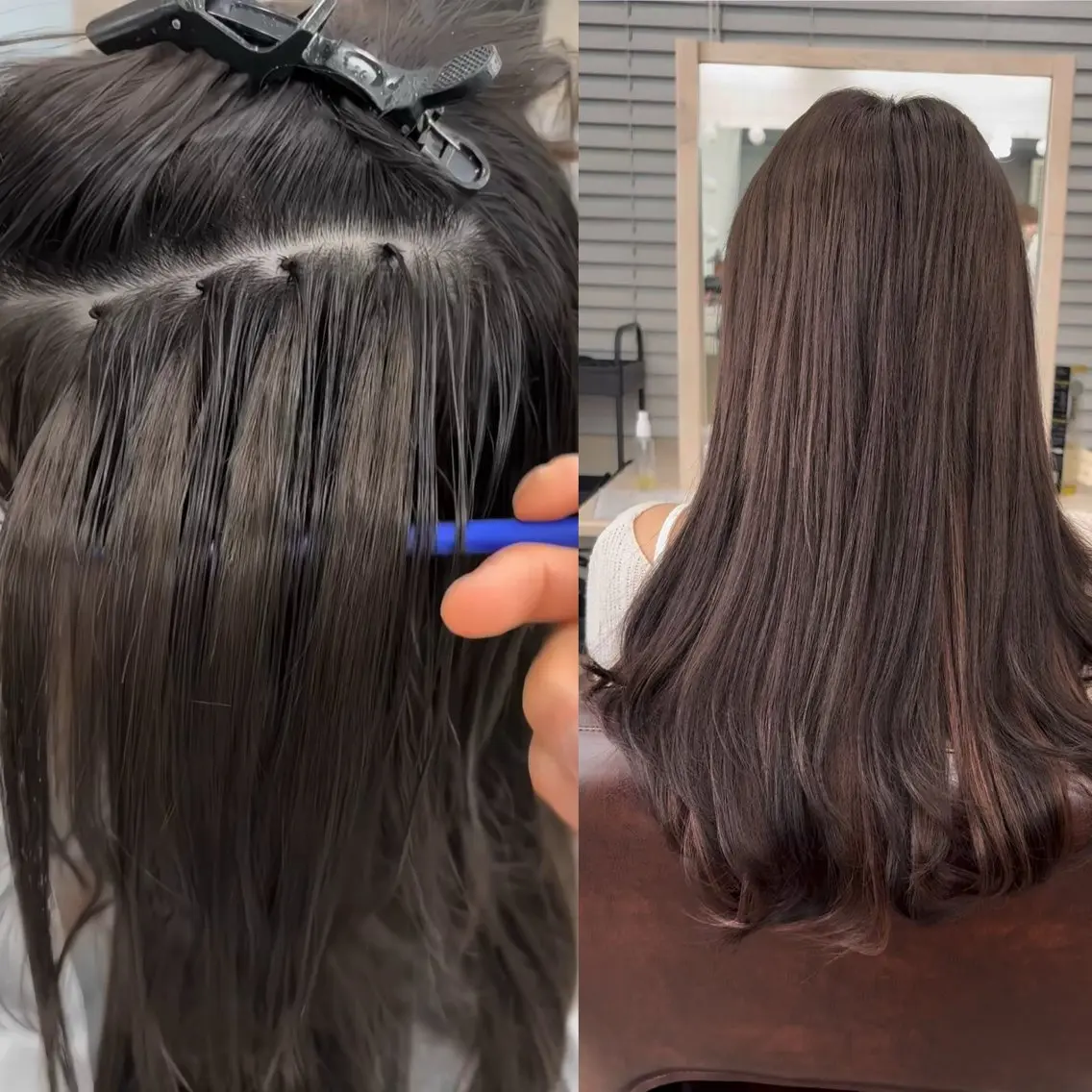 ロング カラー エクステ チョイ  インセイのヘアスタイル