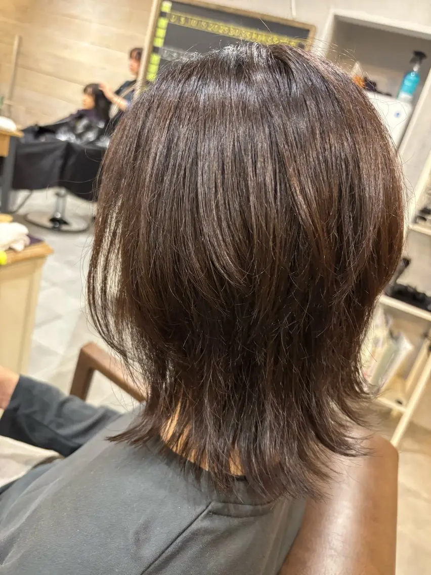 ミディアム カラー カット ヘアカラー トリートメント ❄️中野侑香❄️ ハイライト/ブリーチのヘアスタイル