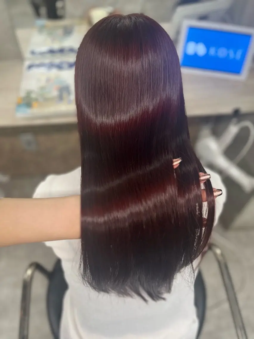 ロング カラー ヘアカラー トリートメント 多系統似合わせ/ tsuburaのヘアスタイル